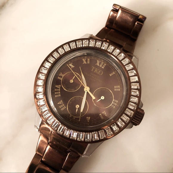 TKO Swarovski Crystal Embellished Watch - Picture 2 of 2